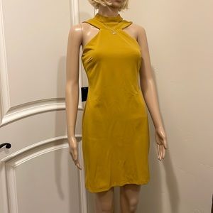 New bebe dress Halterneck size M